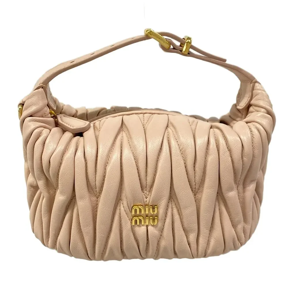 Miu Miu Matelasse Handbag 5NE026 CIPRIA (Light Pink)